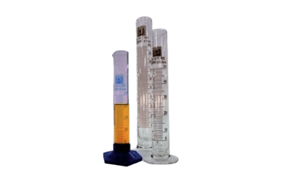 PROBETA GRADUADA DE VIDRIO, BASE DE PLASTICO - PHYSIS